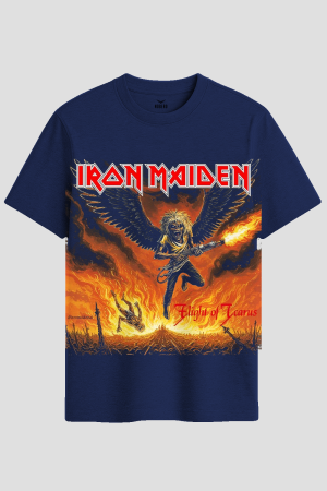 Iron Maiden Flight of Icarus Heavy Metal Graphic T-Shirt
