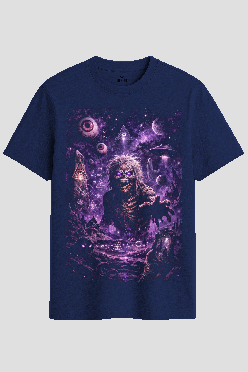 Cosmic Horror Zombie Heavy Metal Graphic T-Shirt