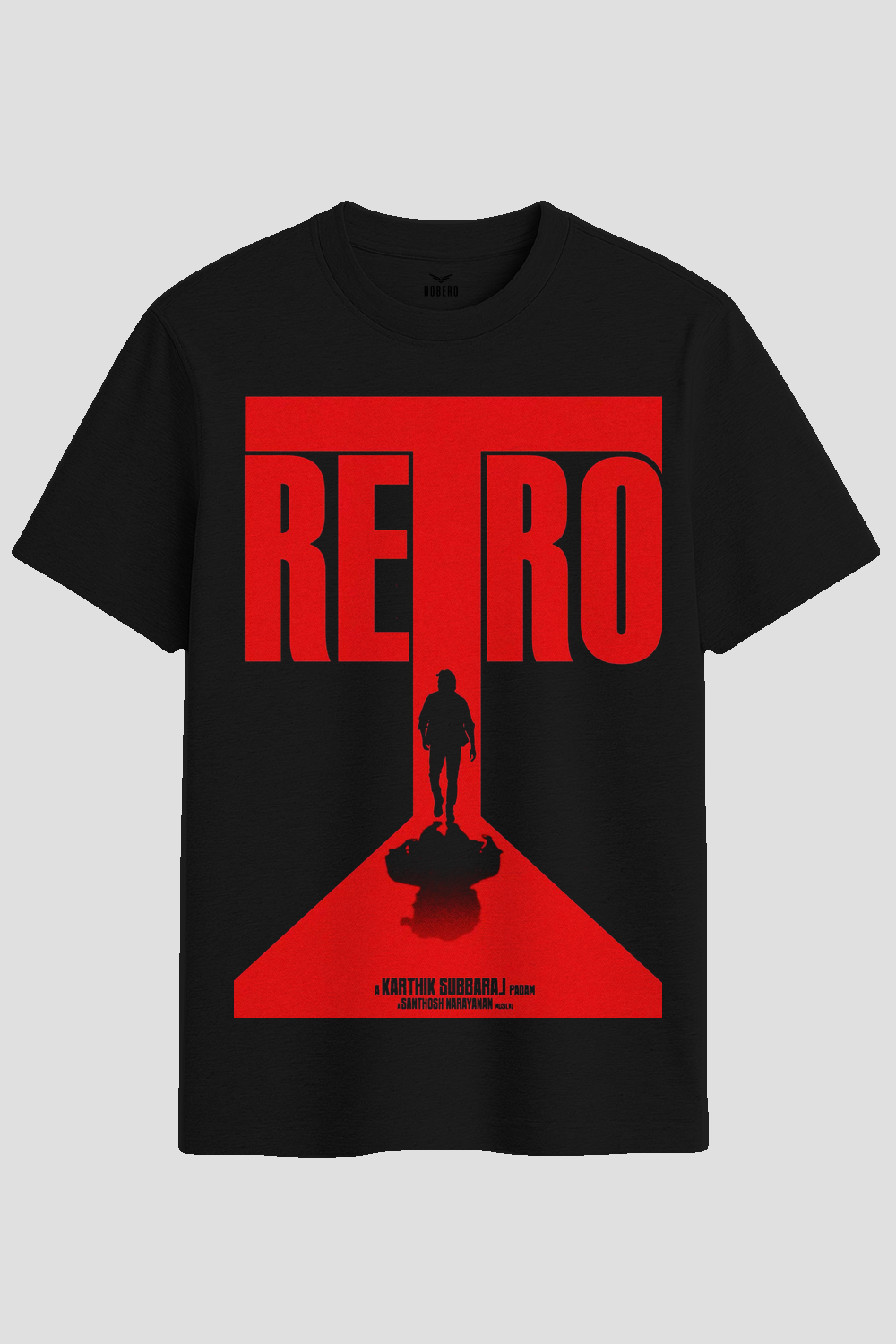 Retro Cinematic Silhouette Graphic T-Shirt