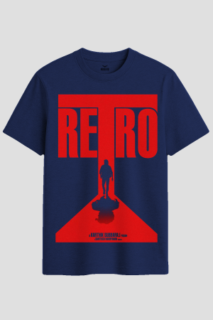Retro Cinema Silhouette Graphic T-Shirt