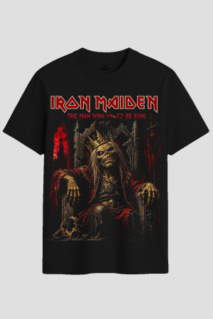 Iron Maiden The Man Who Would Be King Graphic T-Shirt