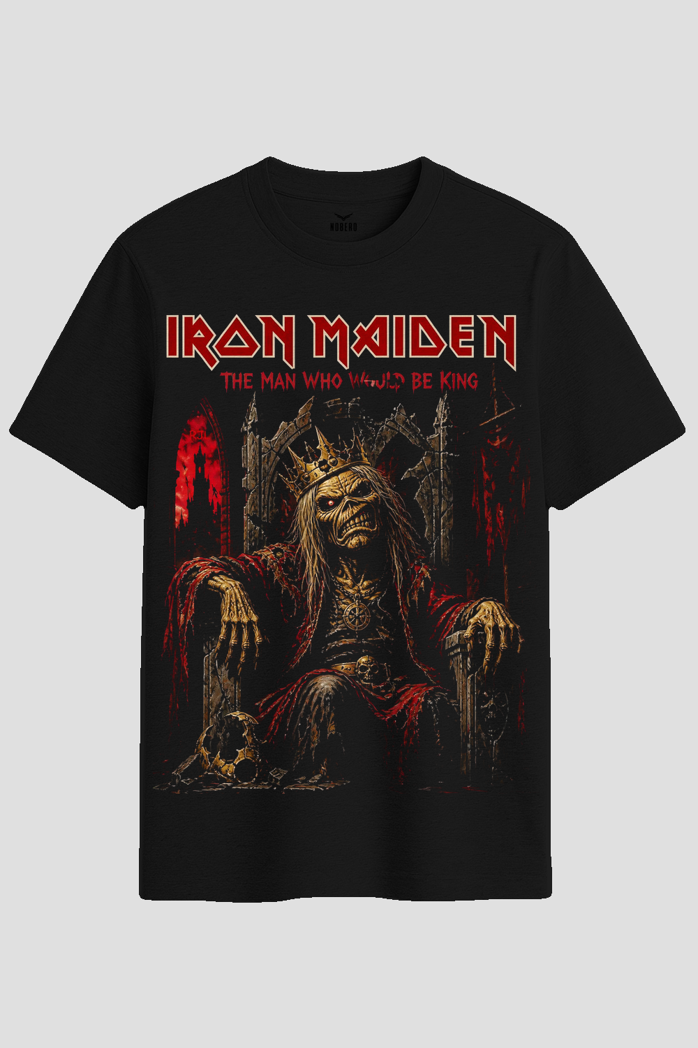 Iron Maiden The Man Who Would Be King Graphic T-Shirt