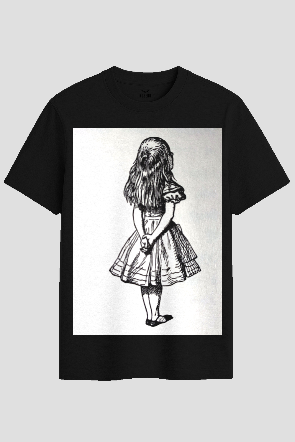 Vintage Alice in Wonderland Sketch Graphic T-Shirt