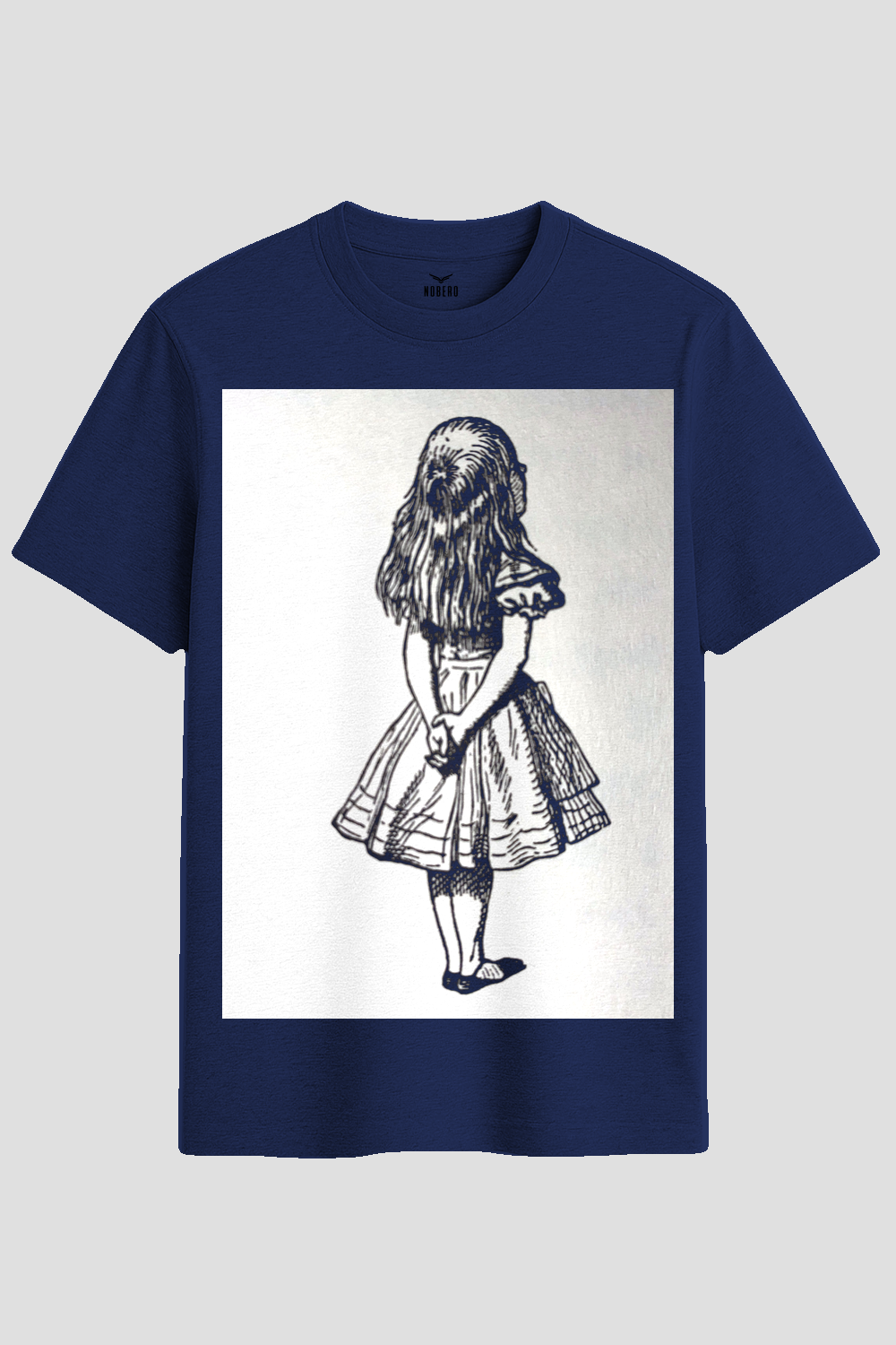 Vintage Alice in Wonderland Sketch Graphic T-Shirt