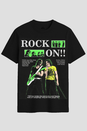 Rock On Bollywood Band Graphic T-Shirt