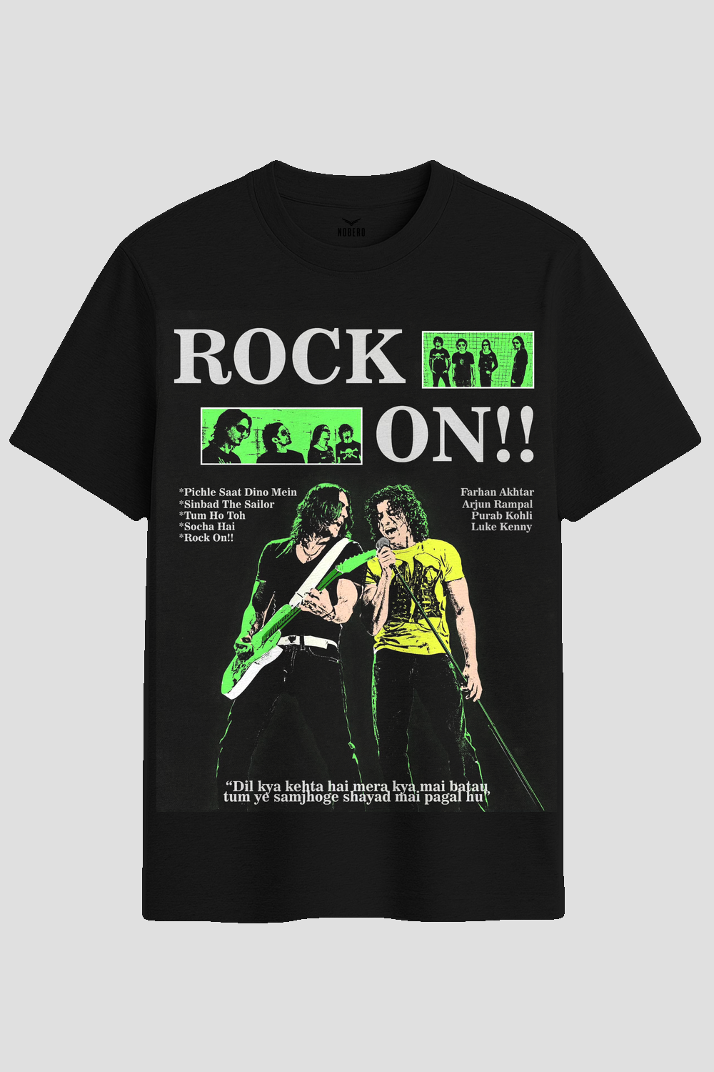 Rock On Bollywood Band Graphic T-Shirt
