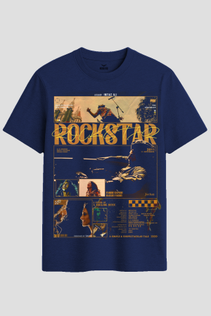 Rockstar Movie Vintage Tribute Graphic T-Shirt