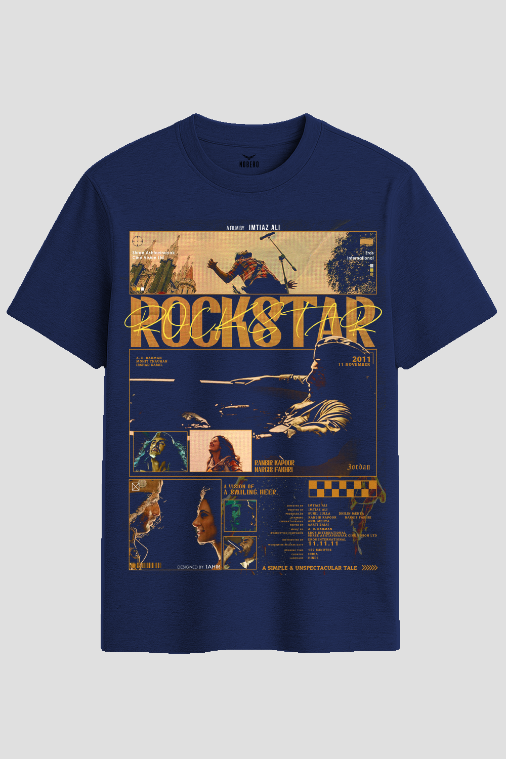 Rockstar Movie Vintage Tribute Graphic T-Shirt