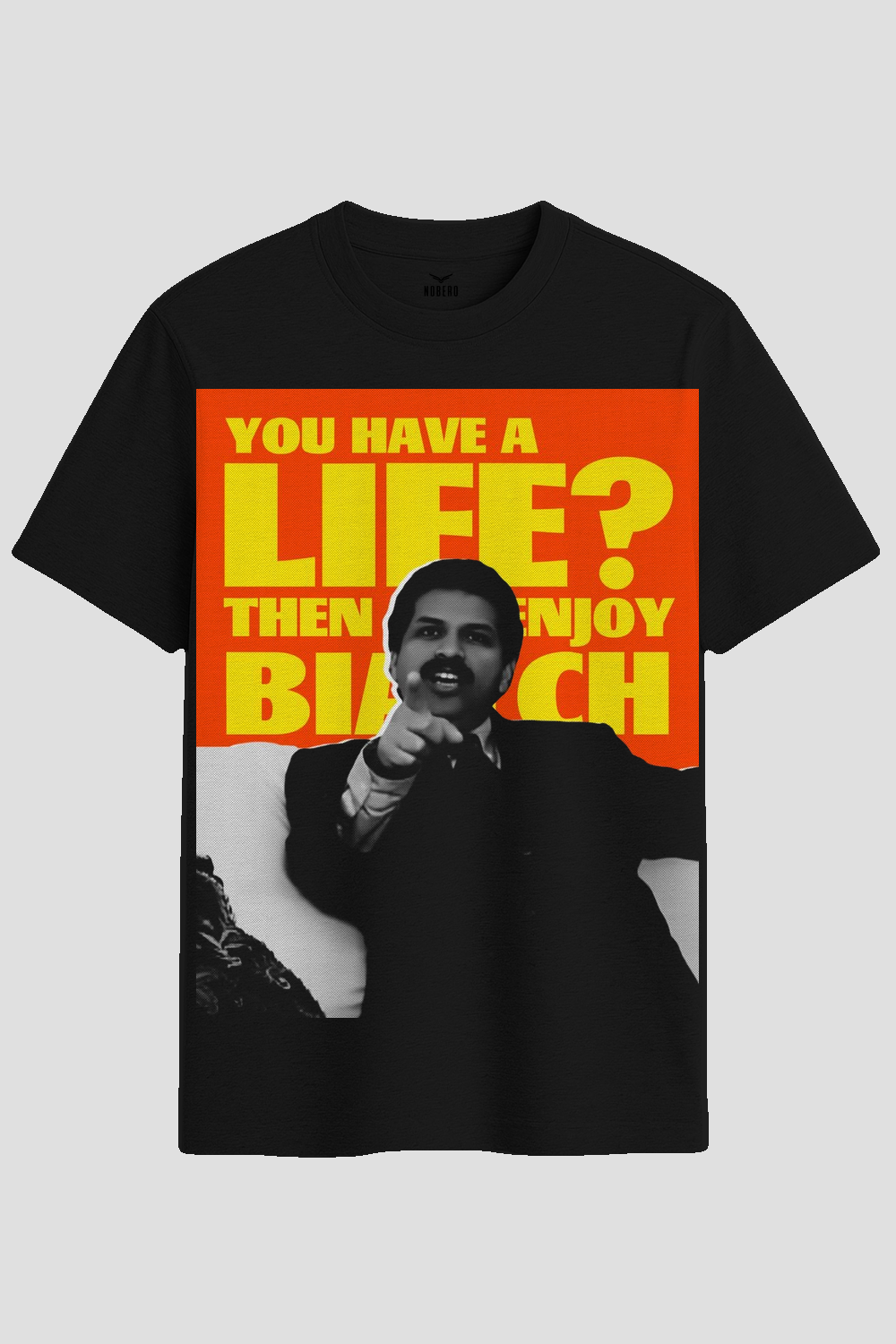 Retro Gangster Meme Slogan Graphic T-Shirt