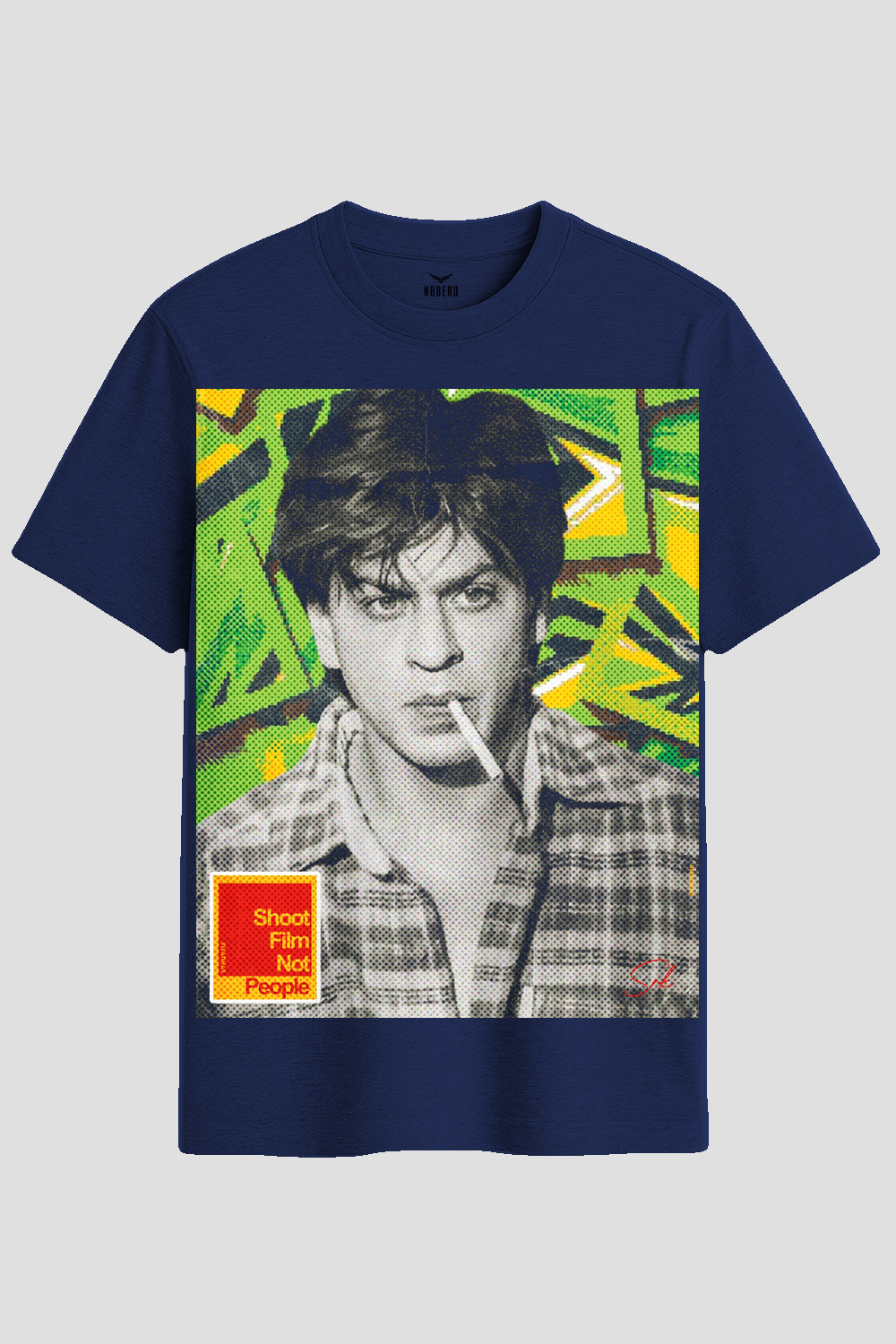 Vintage Bollywood Icon Pop Art Graphic T-Shirt