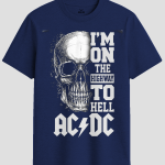 AC/DC Highway To Hell Skull Graphic T-Shirt