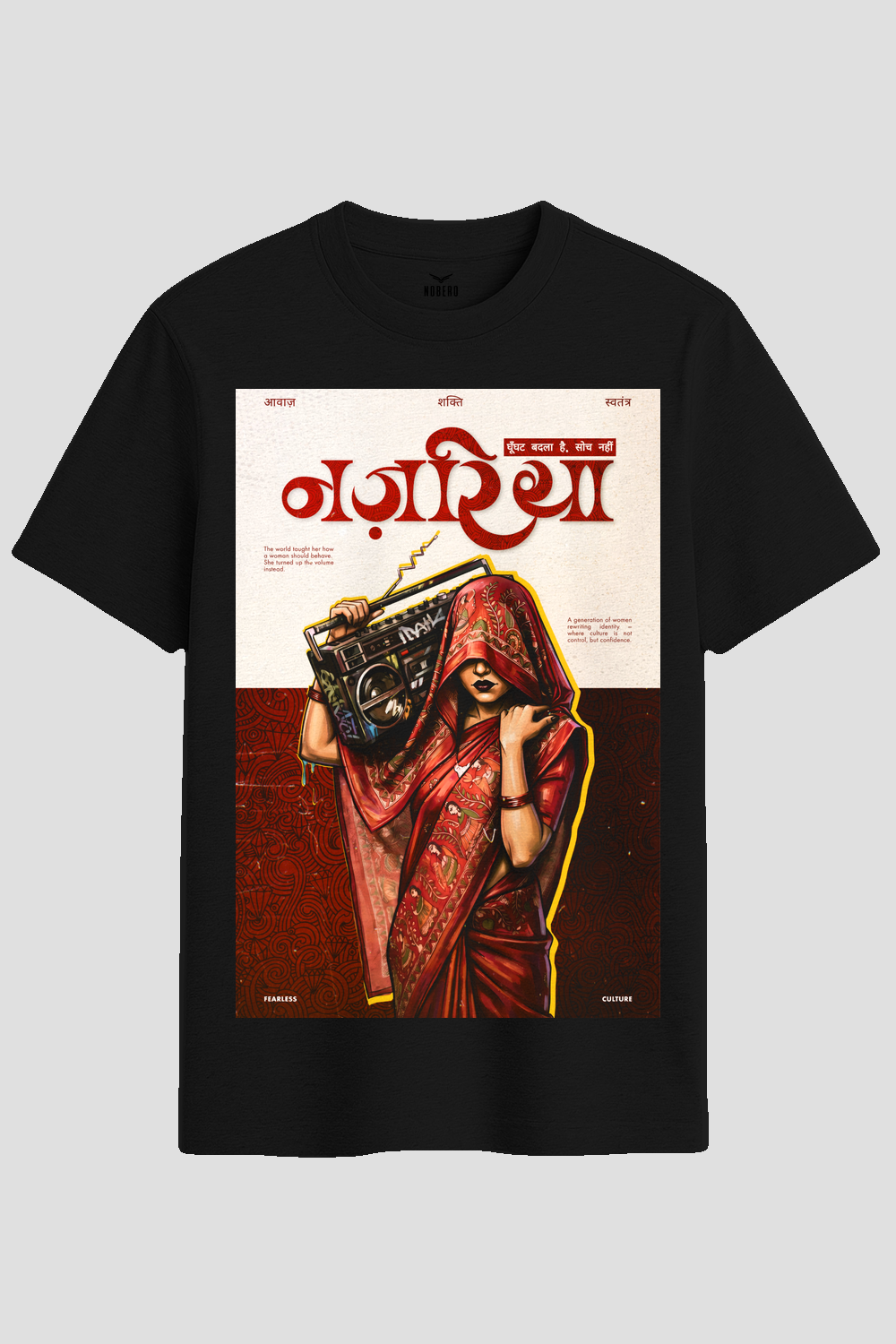 Nazariya Desi Boombox Graphic T-Shirt