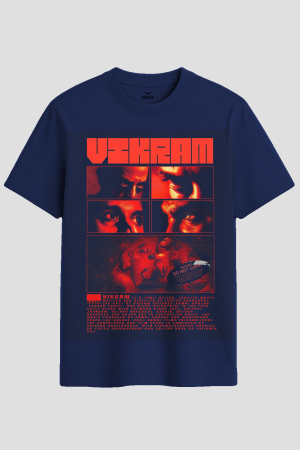 Vikram Movie Vintage Action Graphic T-Shirt