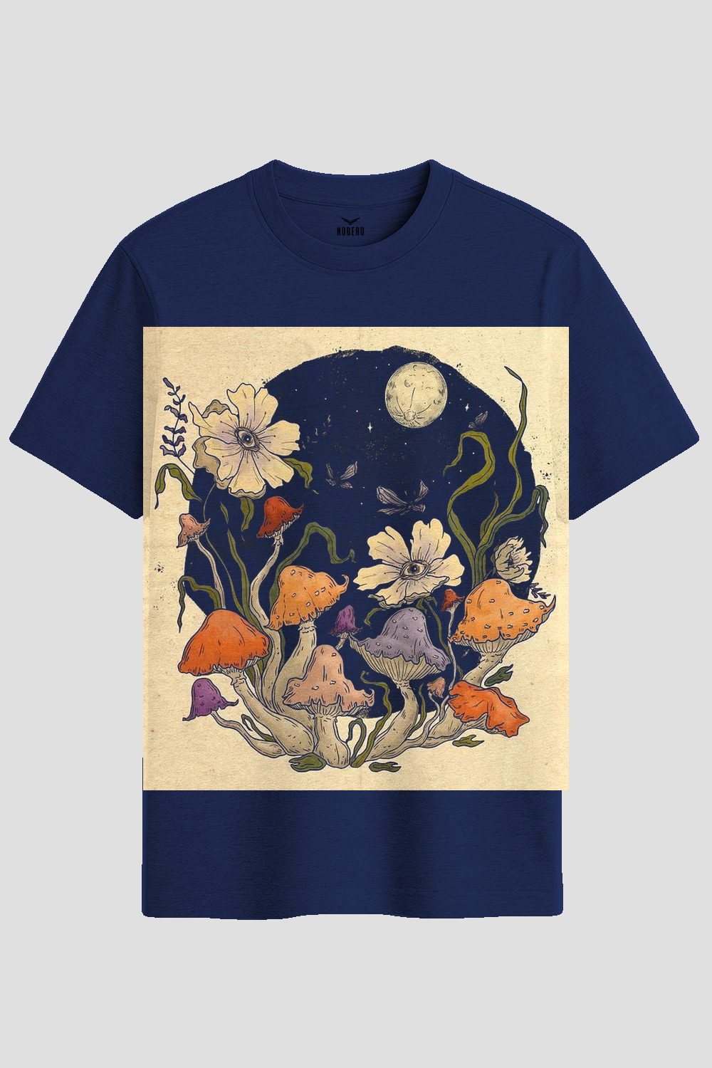 Celestial Mushroom Garden Graphic T-Shirt