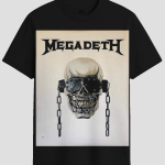 Megadeth Vic Rattlehead Thrash Metal Graphic T-Shirt