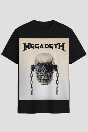 Megadeth Vic Rattlehead Thrash Metal Graphic T-Shirt