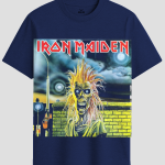 Iron Maiden Eddie Debut Album Vintage Heavy Metal T-Shirt