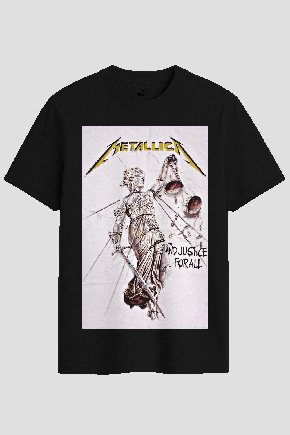 Metallica And Justice For All Vintage Band Graphic T-Shirt