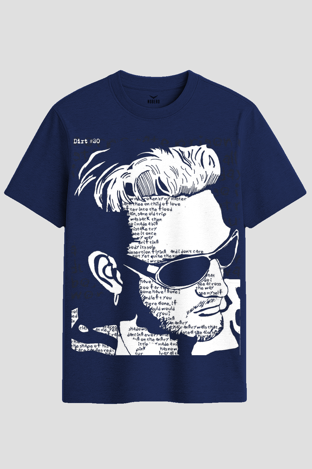 Grunge Rock Icon Typography Graphic T-Shirt