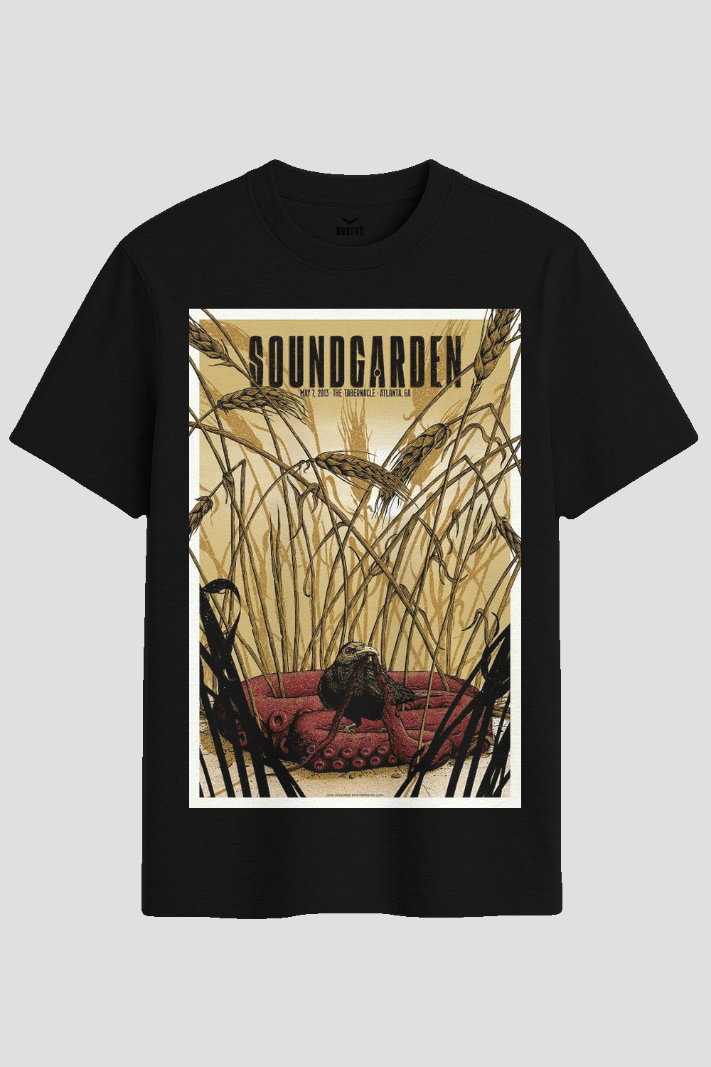 Soundgarden Atlanta Concert Poster Graphic T-Shirt