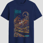 Nine Inch Nails Abstract Concert Graphic T-Shirt