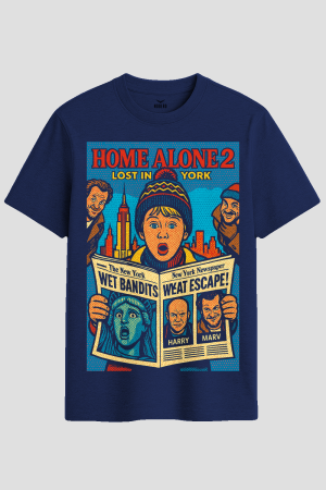 Home Alone 2 Wet Bandits Comic Graphic T-Shirt