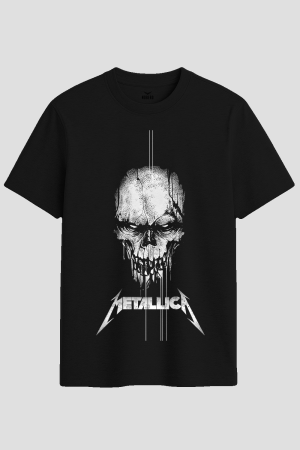 Metallica Dripping Skull Graphic T-Shirt