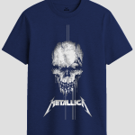 Metallica Dripping Skull Graphic T-Shirt