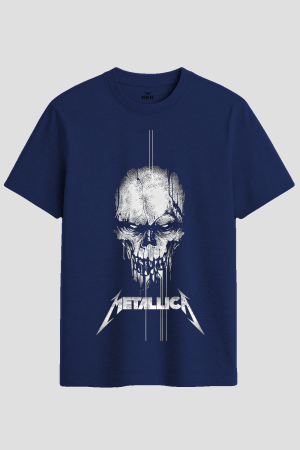 Metallica Dripping Skull Graphic T-Shirt