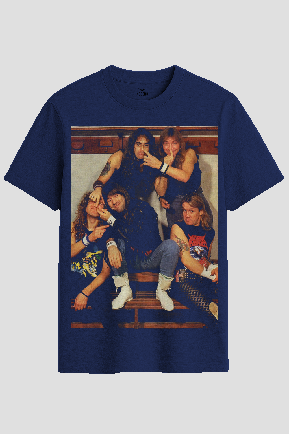 Vintage Heavy Metal Rock Band Graphic T-Shirt