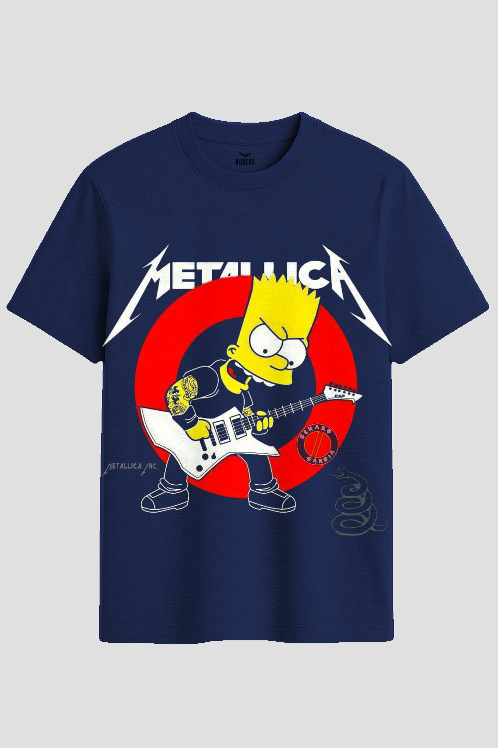 Bart Heavy Metal Rock Graphic T-Shirt