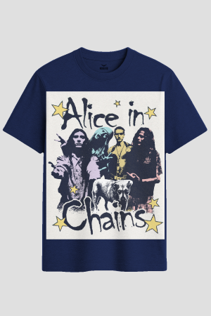 Vintage Alice In Chains Grunge Rock Graphic T-Shirt
