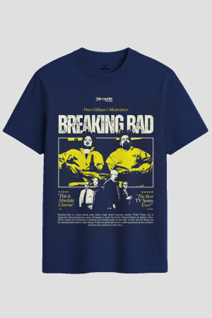 Vintage Breaking Bad TV Series Tribute Graphic T-Shirt