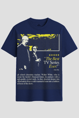 Breaking Bad Walter White TV Series Graphic T-Shirt