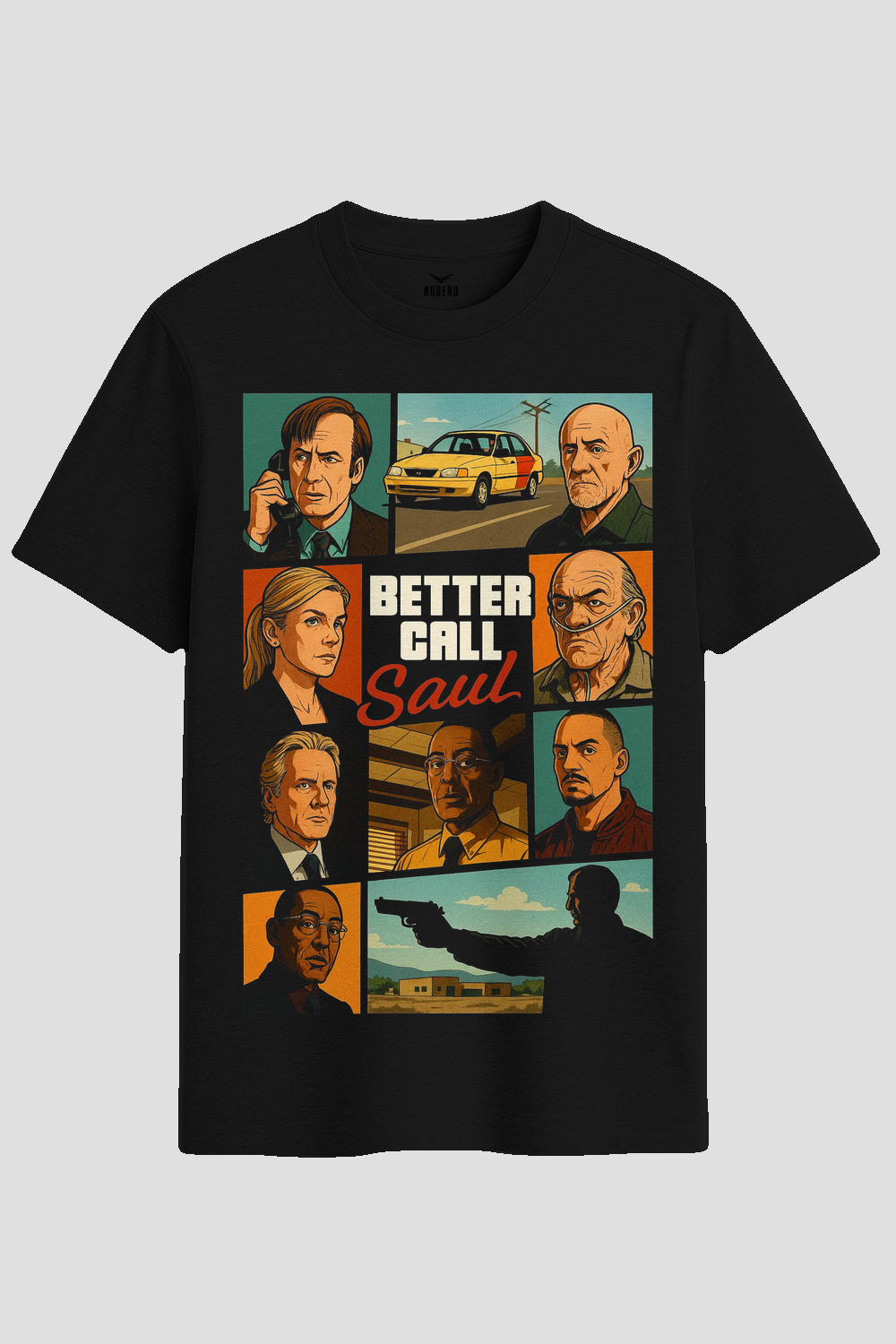 Better Call Saul Character Grid Graphic T-Shirt