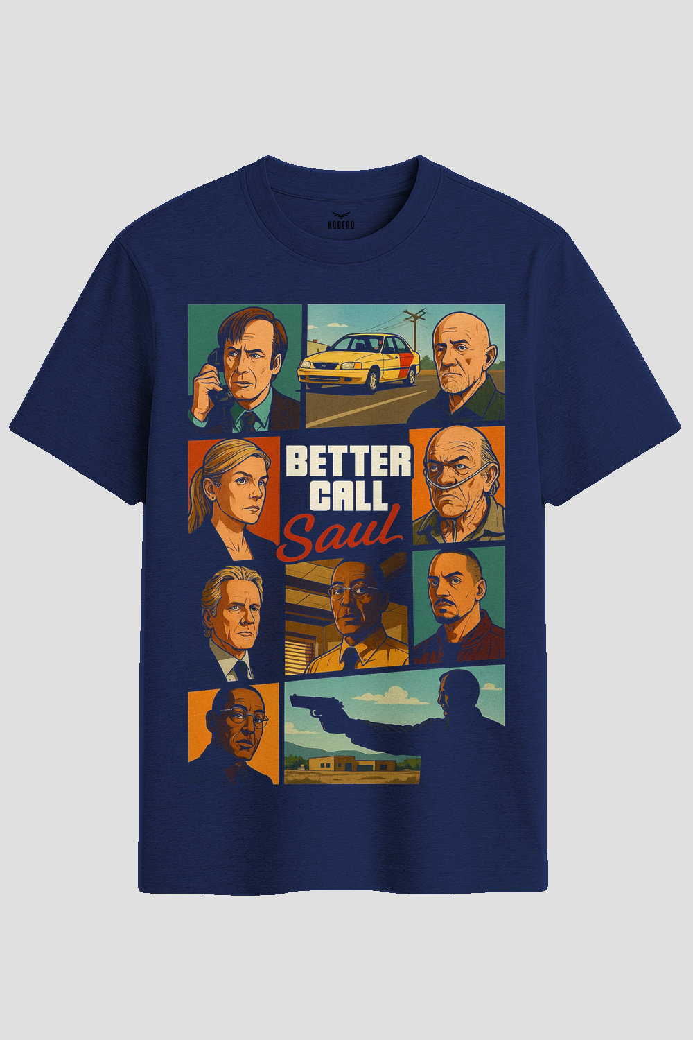 Better Call Saul Character Collage Graphic T-Shirt
