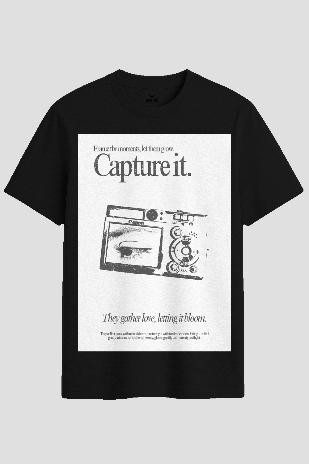 Vintage Camera Capture Aesthetic Graphic T-Shirt