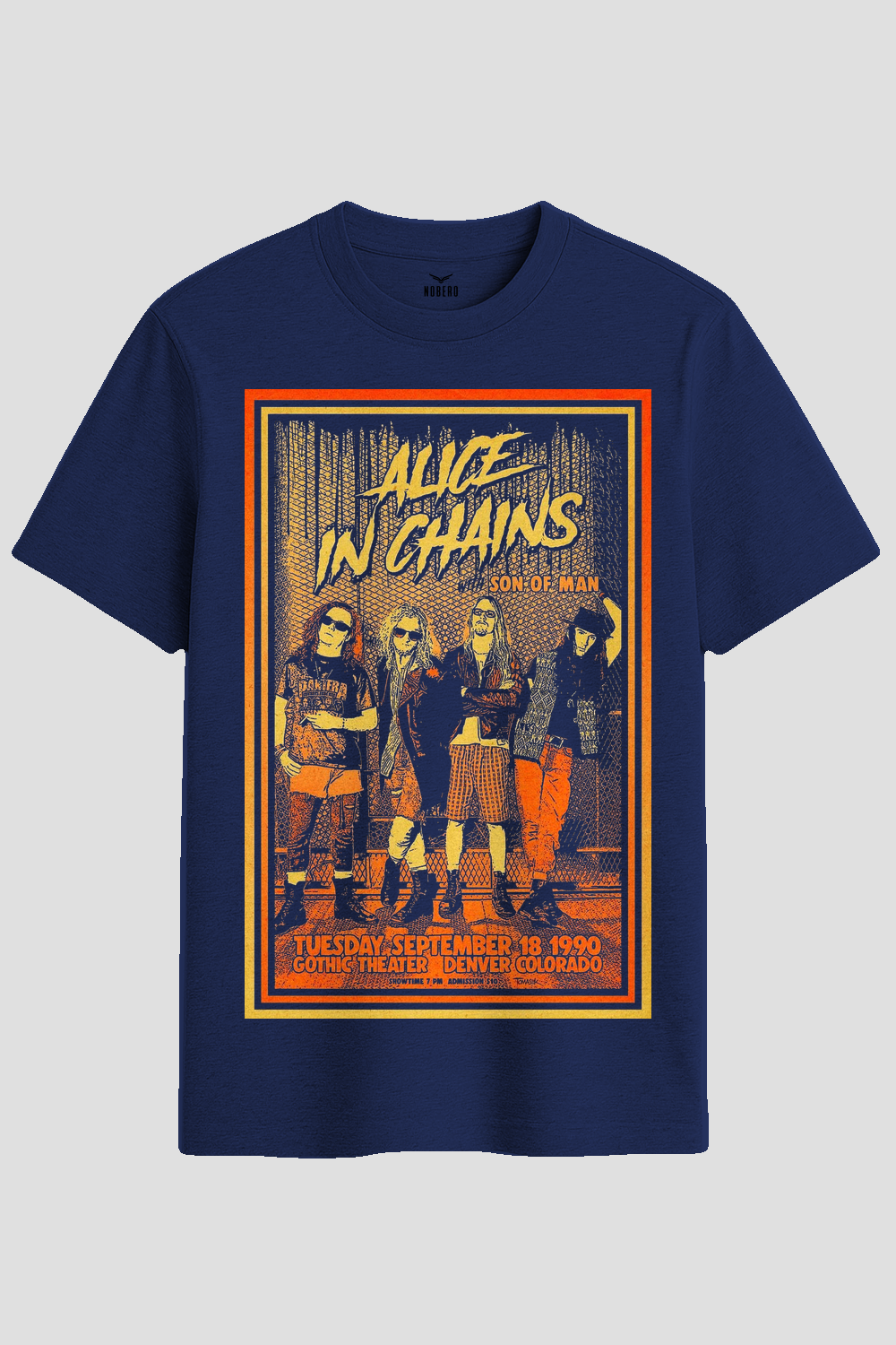Vintage Alice in Chains 1990 Tour Graphic T-Shirt