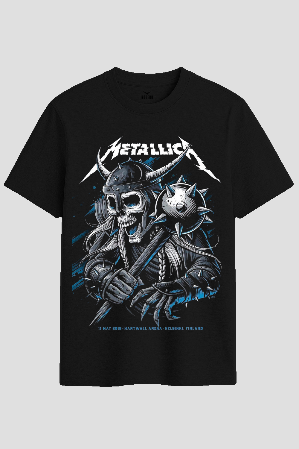 Metallica Viking Skull Heavy Metal Graphic T-Shirt