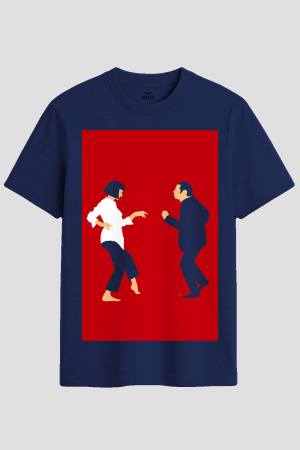 Retro Cult Movie Dance Scene Graphic T-Shirt
