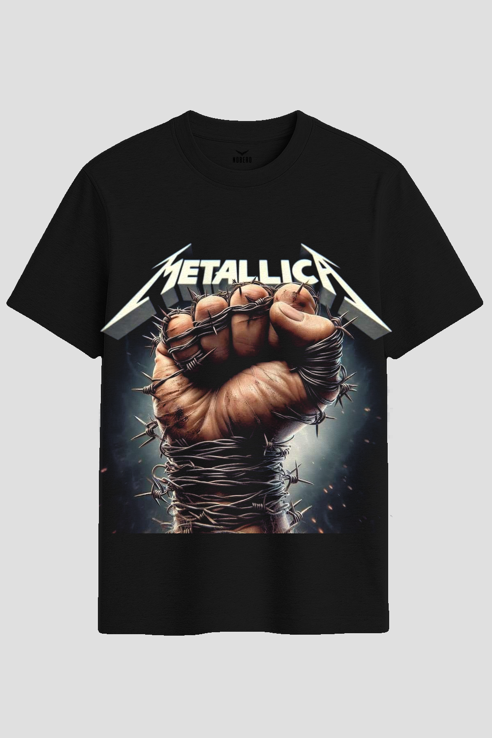 Metallica Barbed Wire Fist Heavy Metal Graphic T-Shirt