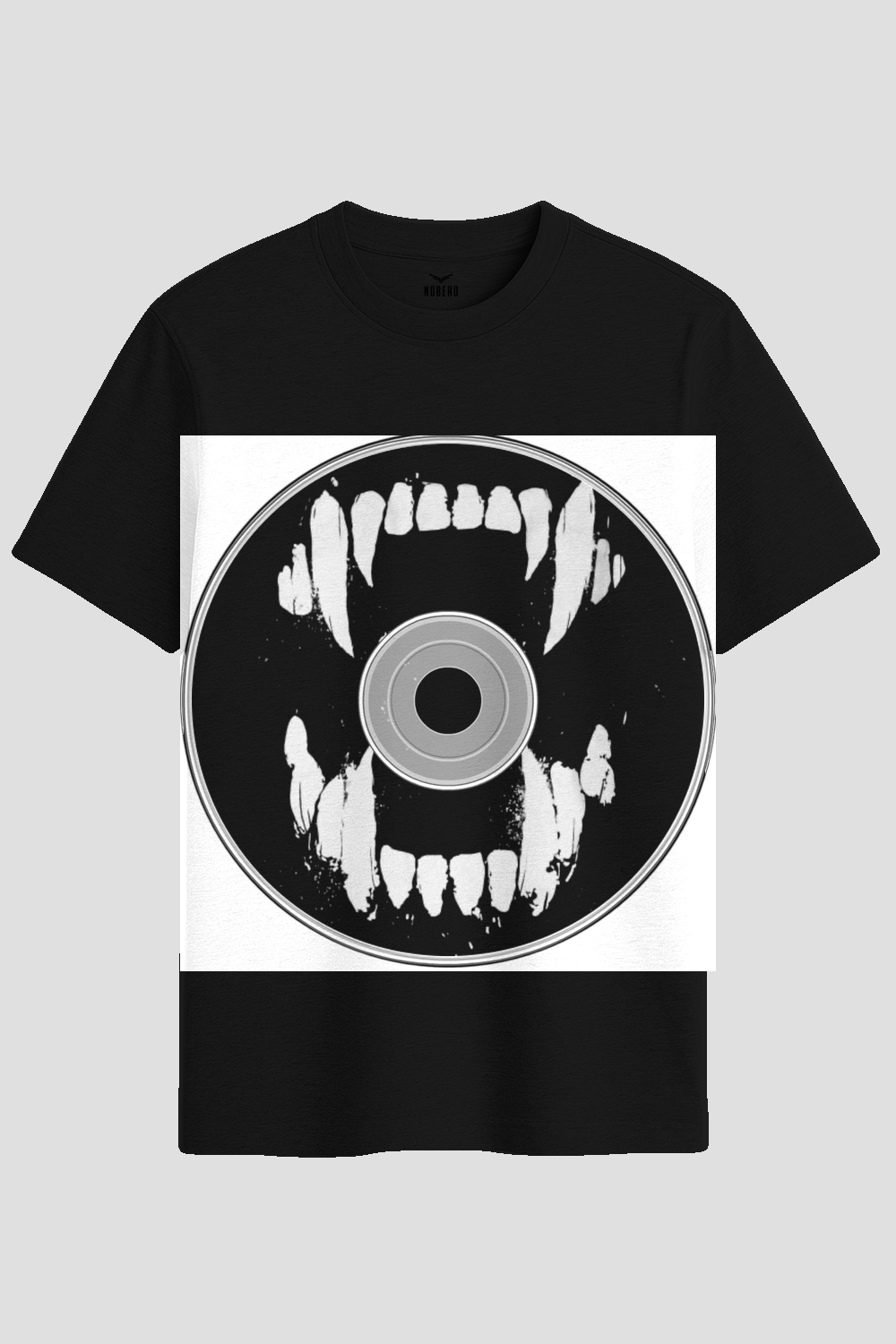 Grunge Vampire Fangs CD Graphic T-Shirt