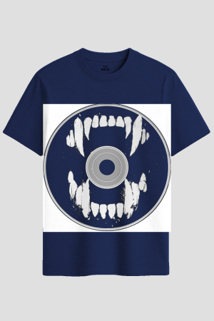 Vampire Fangs CD Graphic T-Shirt