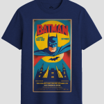 Retro Batman Gotham Poster Graphic T-Shirt