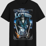 Lemmy Kilmister Heavy Metal Tribute Graphic T-Shirt