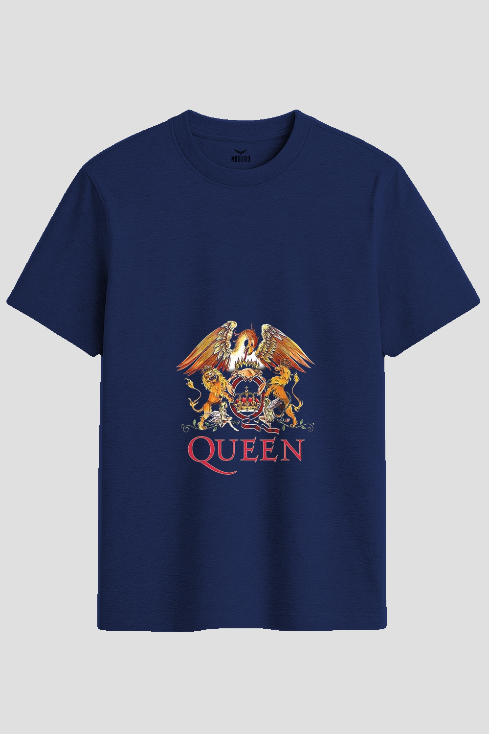 Classic Queen Band Crest Graphic T-Shirt