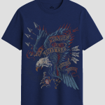 Raise Your Bottle Eagle Graphic T-Shirt