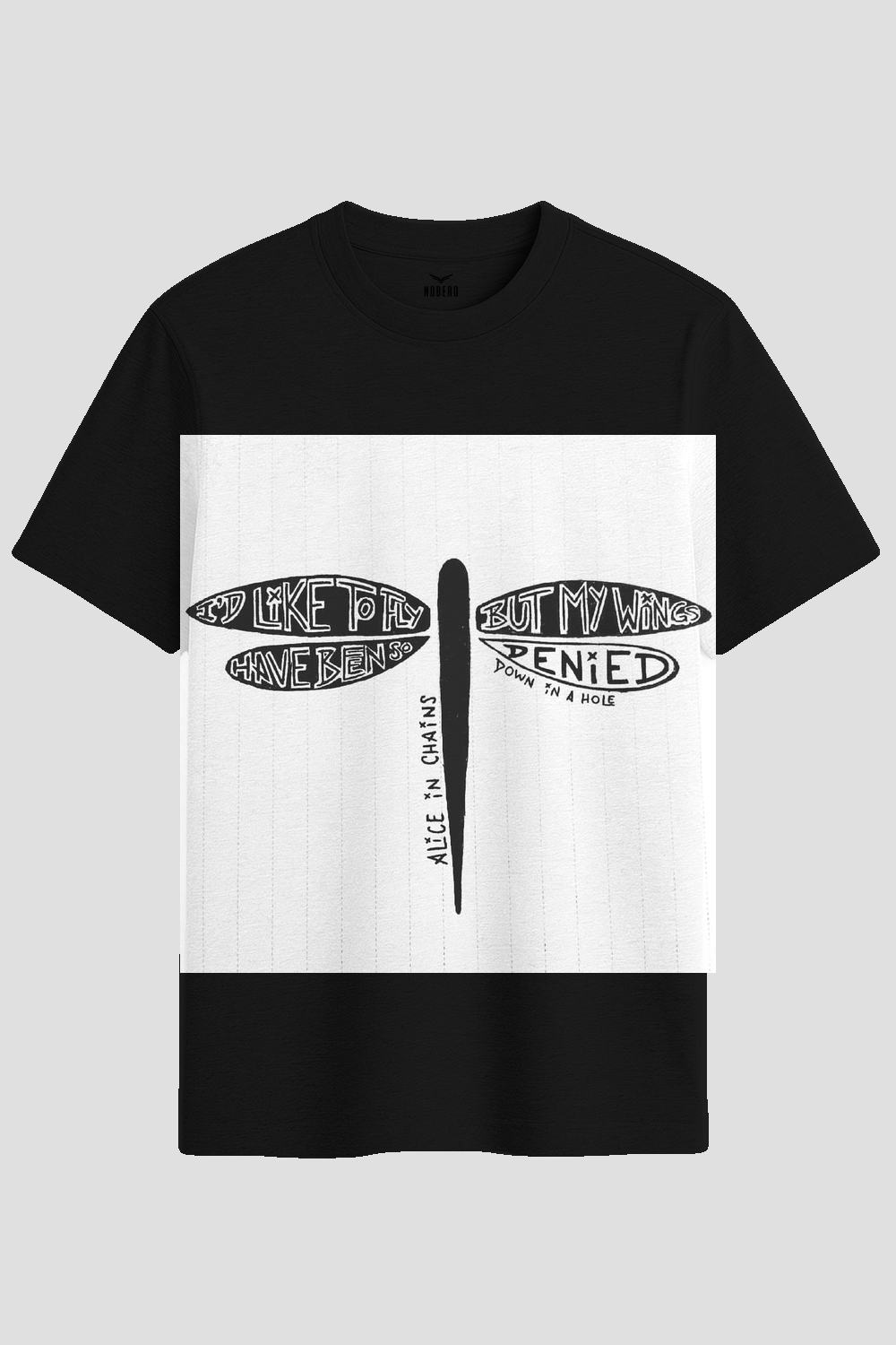 Alice In Chains Grunge Dragonfly Graphic T-Shirt