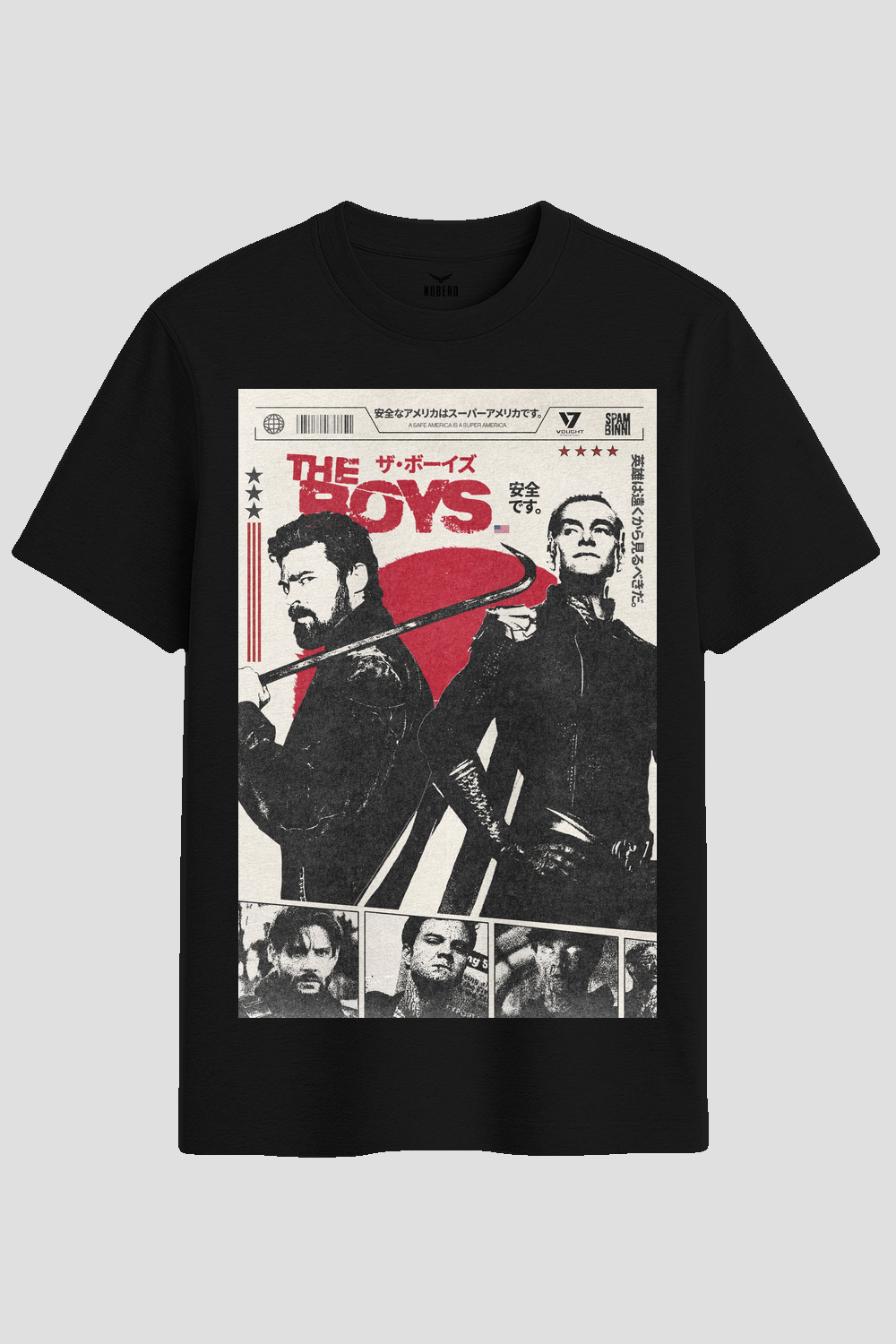 The Boys Retro Japanese Poster Graphic T-Shirt