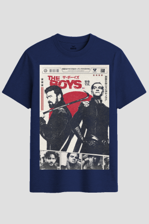 The Boys Retro Manga Poster Graphic T-Shirt